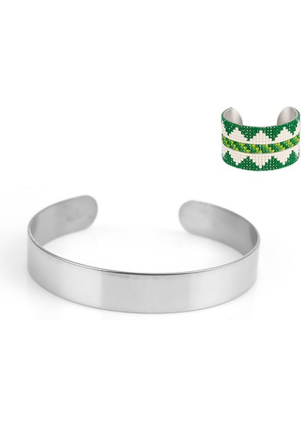 No.6 Boyutu 304 Paslanmaz Çelik Bilezikler Bilezikler Ark Gümüş Rengi Cilalı 16CM6 Uzunlukta Kendin Yap Bileklik Takı Yapımı Için (Yurt Dışından) fırsatları