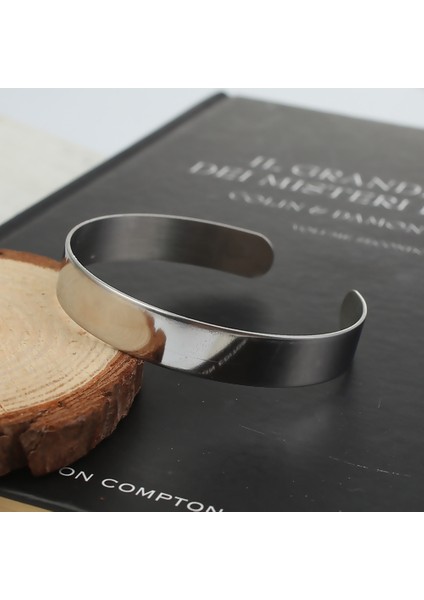 No.6 Boyutu 304 Paslanmaz Çelik Bilezikler Bilezikler Ark Gümüş Rengi Cilalı 16CM6 Uzunlukta Kendin Yap Bileklik Takı Yapımı Için (Yurt Dışından) indirimleri