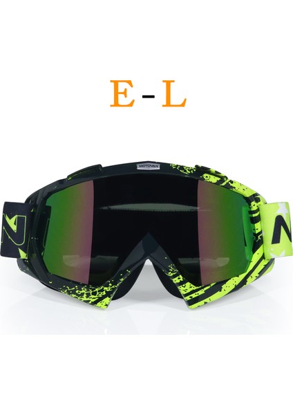 L1 Motokros Leri Oculos Antiparras Gafas Moto Cross Motosiklet Off Road Kir Motosiklet Gözlüğü (Yurt Dışından)