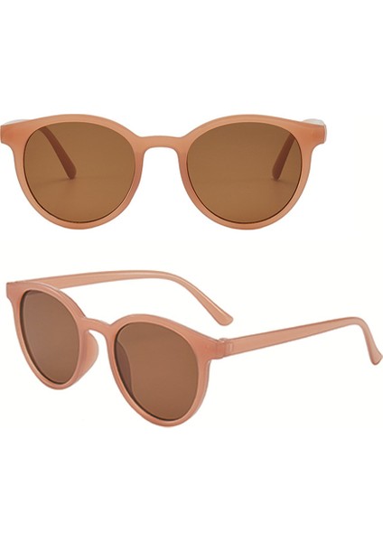 No.2 Retro Vintage Yuvarlak Çerçeve Güneş Leri Anti-Uv Bayan Seyahat Parti Leri Ler Gögüsler (Yurt Dışından)