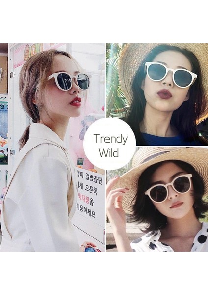 No.2 Retro Vintage Yuvarlak Çerçeve Güneş Leri Anti-Uv Bayan Seyahat Parti Leri Ler Gögüsler (Yurt Dışından) modelleri