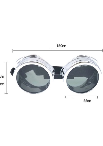 Siyah Stil 2021 Yeni Moda Gelişi Steampunk Motosiklet Gözlüğü Sürücü Gözlüğü Koruyucu Ler Kostüm Partisi ve Cadılar Bayramı Süslemeleri (Yurt Dışından) modelleri