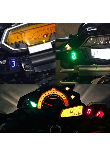 Braket-Yeşil Suzuki Boulevard Mr C109T M109R GSX-R750 GSXR1000 Motosiklet Vites Gear Display Indicator Gear Metre (Yurt Dışından)