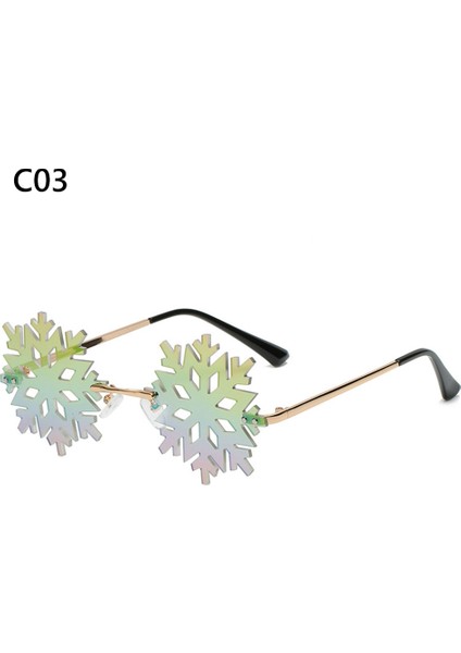 C 2021 Moda Kelebek Uv Koruma Vintage Metal Çerçevesiz Yılbaşı Süslemeleri Motosiklet Gözlüğü (Yurt Dışından)