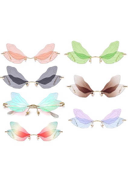 No.7 1 Adet Moda Tasarımı Rimless Lar Vintage Tasarımcı Yılanböceği Net Lens Buharlı Motosiklet Aksesuarları (Yurt Dışından) fiyatları