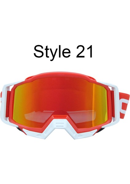21 Ktm Motosiklet Leri Kask Mx Moto Kir Motosiklet Atv Kayak Açık Spor Scooter Maske (Yurt Dışından)