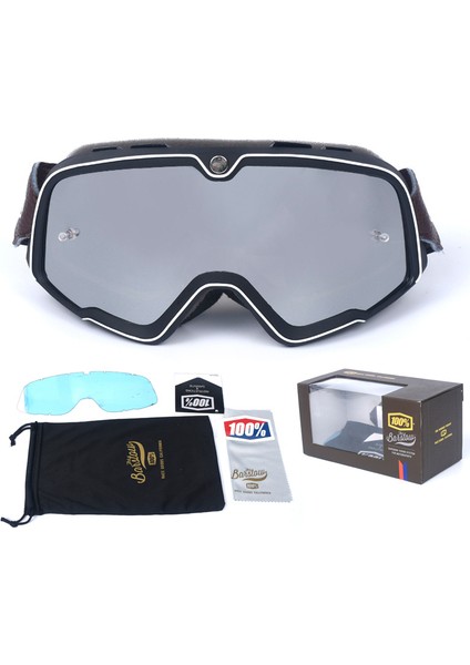 A4 Motosiklet Gözlüğü Güvenlik Koruyucu Motokros Retro Gece Görüş Kask Gözlüğü Açık Hava Sürme Ekipmanı (Yurt Dışından) fırsatları