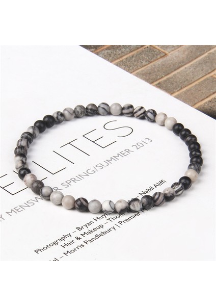 23CM Tarzı Yeni Polar Yeşim 4 mm Doğal Reiki Çakra Taşı Boncuklu Bilezik Erkekler Vintage Esnek Takı Siyah Labradorit Şans Bileziği Kadınlar Enerji Bileklik (Yurt Dışından) indirimleri