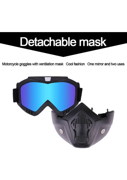 Şeffaf Stil Motosiklet Gözlüğü Motokros Motor Bisiklet Moto Ayrılabilir Yaz Uv Koruma Kayak Bisiklet Açık Yüz Kask Maskeleri (Yurt Dışından) fiyatları