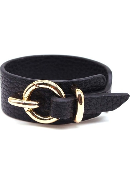 No.40 Beden Kadınlar Için Moda Deri Bilezik Leopar Basit Tüm Eşleşme V Kelime Geniş Şık Kolluk Wrap Bilezik Femme Bileklik Takı (Yurt Dışından)