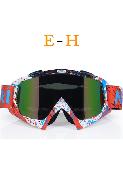 H1 Motokros Gözlüğü Mx Off Road Kask Leri Kayak Spor Gafas Motosiklet Kir Bisiklet Yarış Google Leri (Yurt Dışından)
