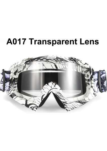 017 Şeffaf Lens Motokros Gözlüğü Bisiklet Mx Off-Road Snowboard Oculos Gafas Motosiklet Kask Gözlüğü Şeffaf (Yurt Dışından)