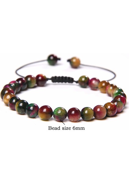6 mm 11 Çiftler Için Yoga Dua Şifa Enerjisi Bileklikleri Erkek Doğal Kaplan Gözü Taş Boncuklu Bilezik Vintage Kadın Pulsera Homme (Yurt Dışından) fırsatları