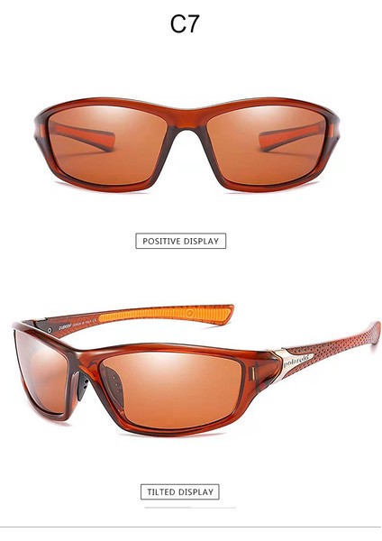 No.4 Yeni Lüks Polarize Vintage Sürüş Seyahat Balıkçılık Claunglasses (Yurt Dışından)