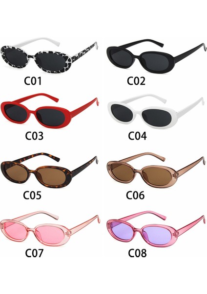 C05 Moda Oval Çerçeve Retro Güneş Lerilar Küçük Gölgeler Polarize UV400 Gafas (Yurt Dışından) fırsatları