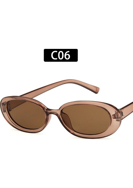 Stil 1-C06 Lar 1pc Retro Küçük Oval Çerçeve Moda Polarize UV400 (Yurt Dışından)