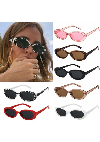 Stil 1-C06 Lar 1pc Retro Küçük Oval Çerçeve Moda Polarize UV400 (Yurt Dışından)