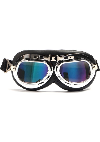 Gri Harley Retro Motosiklet Gözlüğü Klasik Motokros Leri Vintage Moto Mx Atv Bisiklet Bakır Kask Pilot Steampunk (Yurt Dışından) fırsatları