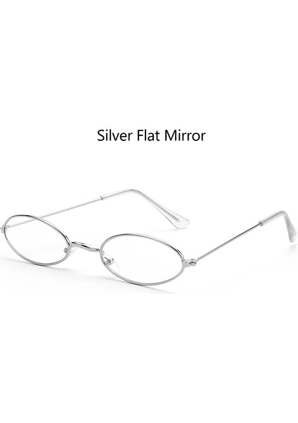 No.12 1 Pc Retro Küçük Çerçeve Oval Yaz Trendi Vintage Lar Erkekler Moda Tasarım (Yurt Dışından)