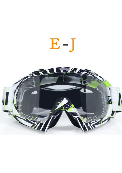 J2 Motokros Gözlüğü Mx Off Road Kask Leri Kayak Spor Gafas Motosiklet Kir Bisiklet Yarış Google Leri (Yurt Dışından)