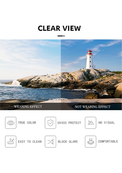 Tip 2 Erkekler Bisiklet Gözlüğü Açık Hava Sporları Rüzgar Geçirmez Bisiklet Gözlüğü Uv Koruma Bisiklet Gözlüğü (Yurt Dışından) fırsatları