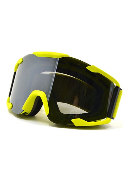 Sarı Çerçeve Jaer Harika Yetişkin Motokros Sporu Orman Yarışı Moto Esnek Mx Off Road Kir Motosiklet Kask (Yurt Dışından)