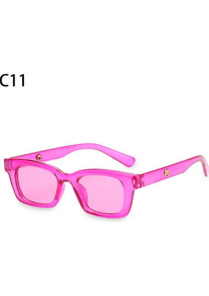 Stil 11 Stil Moda Oval Çerçeve Retro Güneş Lerilar Küçük Gölgeler Polarize UV400 Gafas (Yurt Dışından)