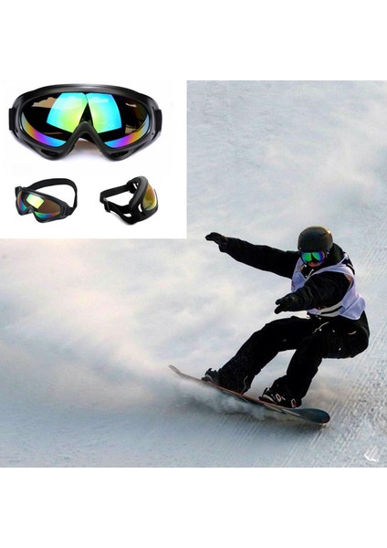 Renkli Stil Motosiklet Rüzgarlık Kum Geçirmez Açık Sürme Kayak Leri Koruyucu Ler (Yurt Dışından) indirimleri