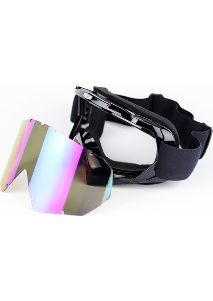 T815-7-RENK Turuncu Herobıke Motosiklet Off-Road Yarış Gözlüğü Kış Kayak Kaykay Atv Leri Motokros Dh Mtb Glasses Tek Lens Temizler (Yurt Dışından) modelleri