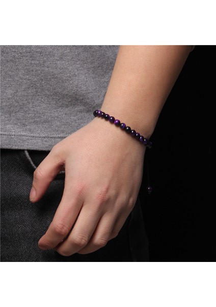 6 mm 15 Çiftler Için Yoga Dua Şifa Enerjisi Bileklikleri Erkek Doğal Kaplan Gözü Taş Boncuklu Bilezik Vintage Kadın Pulsera Homme (Yurt Dışından) indirimleri