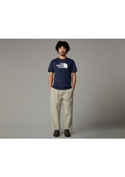 M Ss Easy Tee Erkek Outdoor Tişörtü NF0A8A6C8K21 Lacivert indirimleri