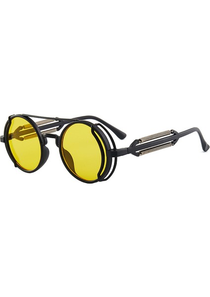 No.3 ve Erkekler Moda Punk Yuvarlak Çerçeve Gotik Renkli Lensler Ler Steampunk Stil Ler (Yurt Dışından)