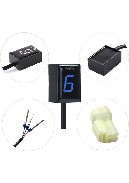 Kırmızı Ayraç Honda Cb 250 R F 500 x Cbf Cbr 600 Rr Vt B500X CB400SF Motosiklet Vites Pozisyonu Ekranı (Yurt Dışından) modelleri