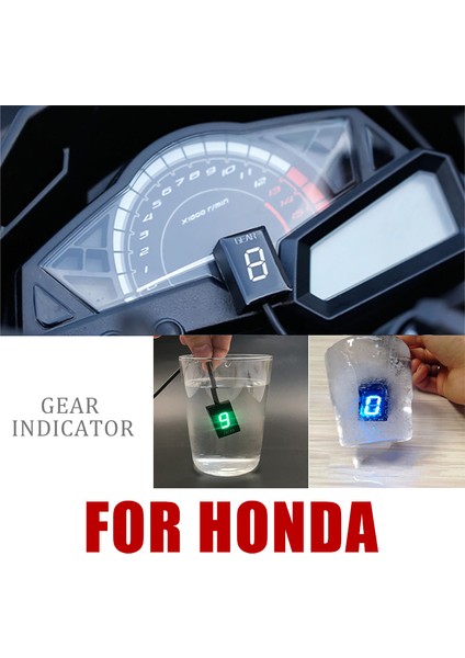 Kırmızı Ayraç Honda Cb 250 R F 500 x Cbf Cbr 600 Rr Vt B500X CB400SF Motosiklet Vites Pozisyonu Ekranı (Yurt Dışından) fırsatları