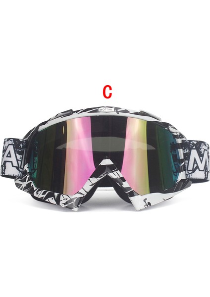 C1 Yeni Motokros Leri Bisiklet Mx Off Road Kaskları Spor Gafas Motosiklet Kir Bisikleti Oculos Moto (Yurt Dışından)
