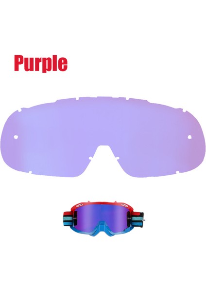 Çok (5 Adet) Stil Motokros Lensleri Dış Mekan Kir Motosiklet Atv Motos Altın Gümüş Mavi Mor Şeffaf (Yurt Dışından) fiyatları