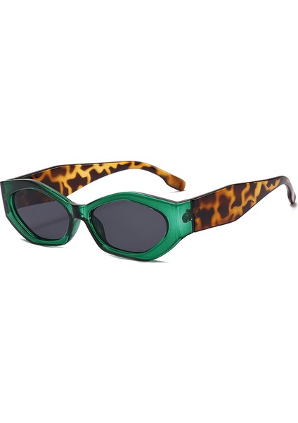 No.4 Yeni Trend Yuvarlak Kare UV400 Moda Basit Çerçeve Retro (Yurt Dışından)