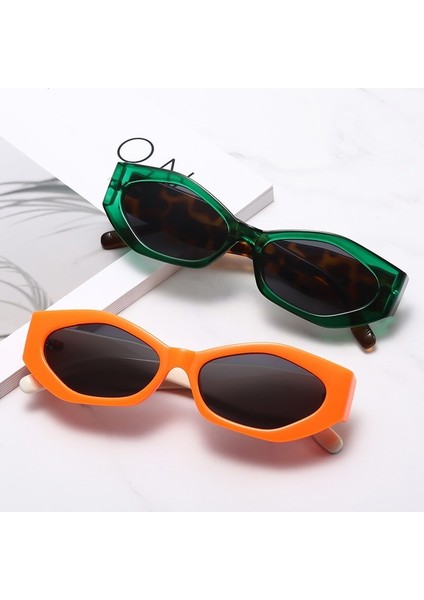 No.4 Yeni Trend Yuvarlak Kare UV400 Moda Basit Çerçeve Retro (Yurt Dışından) modelleri