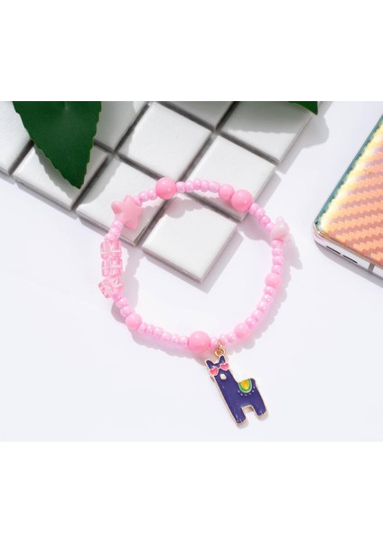 No.7 Boyutu Kpop Bangtan Boys Boncuklu Bileklik Renkli Karikatür Hayvanlar Esnek Bileklik Jhope El Yapımı Takı Kızlar Için Suga Jimin Jin (Yurt Dışından)