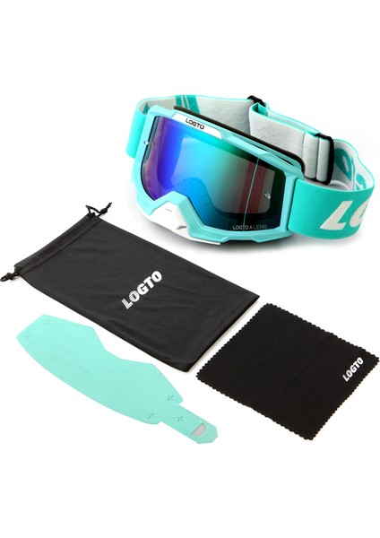 No.1 Logto Motokros Gözlüğü Uv Dayanıklı Dağ Bisikleti Leri Cross Ler Off Road Motosiklet Gafas (Yurt Dışından)