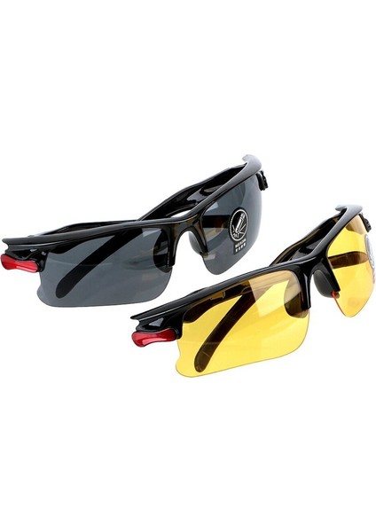 Sarı Kırmızı Stil Sürücü Anti-Pare Polarize Gece Görüş Sürücüler Gözlüğü Iç Aksesuar Koruyucu (Yurt Dışından) fiyatları