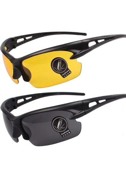 Sarı Stil Gece Görüşü Motosiklet Gece Sürüş Gözlüğü Koruyucu Ler Parlama Önleyici Araç Sürüş Leri (Yurt Dışından) fiyatları