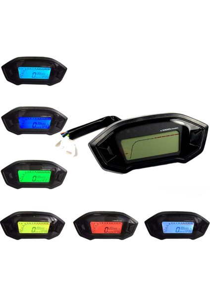 Sadece Braket Honda GROSX125 Su Geçirmez 12V Motosiklet LCD Dijital Gösterge Hızölçer Odometre Velocimetro Metre (Yurt Dışından) fiyatları