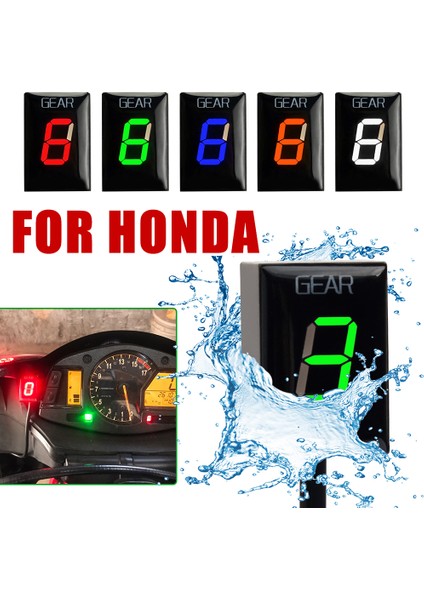 Yeşil Stil Honda Cbr CB500X CB400SF CB650F CBBR600RR CB1000R CB650R VFR800 Dişli Motosiklet Hız Ekranı Meter (Yurt Dışından)