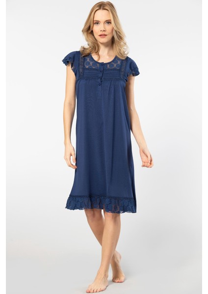 Kadın Gecelik 3284/LACIVERT