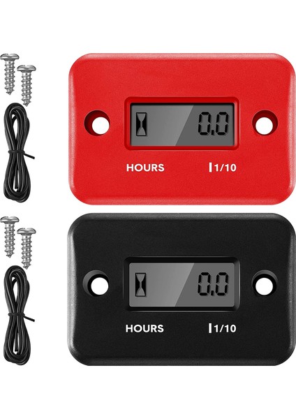 Turuncu Motosiklet Endüktif Dijital Saat Sayacı Su Geçirmez Motor LCD Ekran Bisiklet Motosiklet Atv Tekne Offroad (Yurt Dışından)