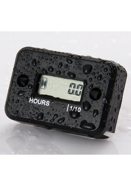 Turuncu Motosiklet Endüktif Dijital Saat Sayacı Su Geçirmez Motor LCD Ekran Bisiklet Motosiklet Atv Tekne Offroad (Yurt Dışından)
