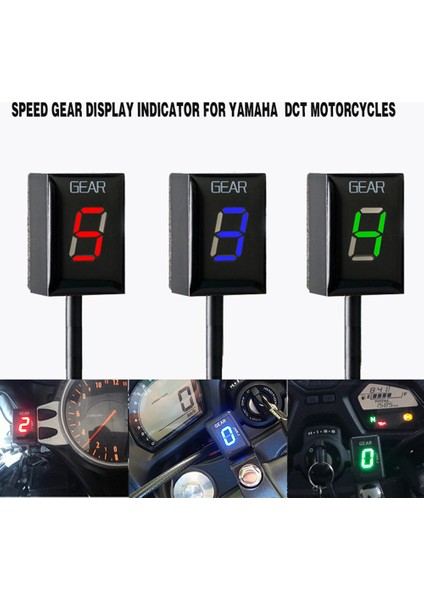 Braket-Kırmızı Yamaha Yzf R1 R6 Fz8 MT03 Mt-01 FZS600 XJR400 FZ400 Fz6 XV1900A YS250 XV1600A Xj6 Fiş Montaj Dişli Metre (Yurt Dışından)
