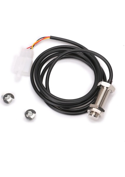 Sensör2 12MM Motosiklet Dijital Atv Gösterge Hızölçer Tekerlek Hızölçer Parça Aksesuarları Yedek 1x Sensör Kablosu + 2x Mıknatıs Tel (Yurt Dışından) modelleri