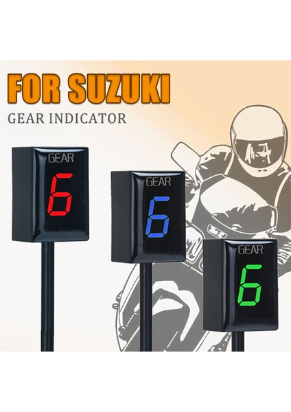 Kırmızı Ayraç Suzuki DL650 V-Strom DL1000 GSF650 Bandit Gsxr 600 Gsx-R Vv 650 Dişli Motosiklet Hızı Ekranı (Yurt Dışından)